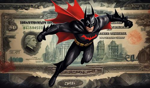 batman beyond coming out of a 50 pound british note