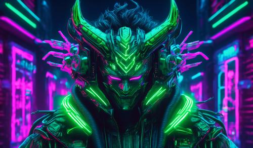 Demon sleyer verde neon