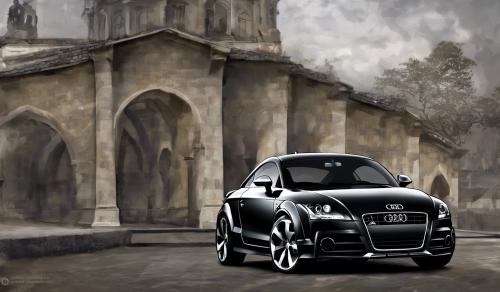 all black 2010 audi tt quattro premium plus