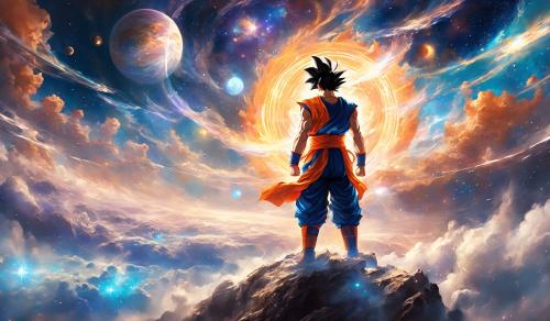 goku mirado el universo