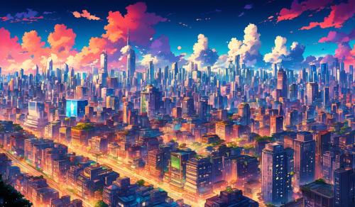 Big city landscape 