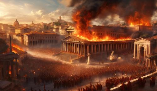 Rome burning