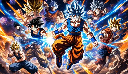 Ultra instinct goku fighting gear 5 luffy in the best outer space fighting arena in the universe packed with people