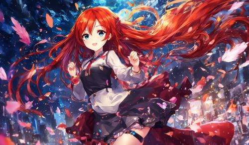 Anime redhead