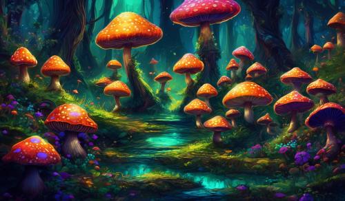 Trippy mushroom