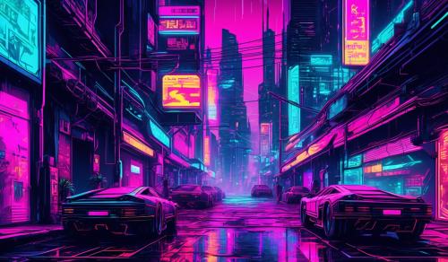 Neon GlowUrban JungleFuturistic SkylineCybernetic DreamsDigital RevolutionDystopian CityscapeHigh-Tech NoirCyber WarriorNeon NightlifeVirtual RealitySynthwave VibesHolographic WorldDark AlleywaysNeon ShadowsTechno UtopiaDigital MetropolisAugmented RealityElectric PulseCyber GridNeon Symphony