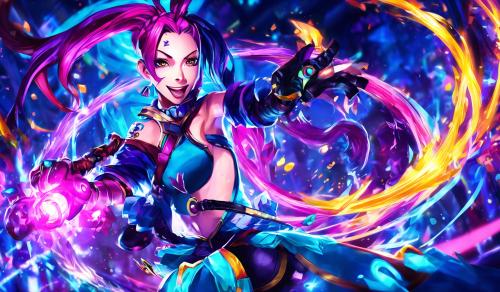 Jinx from league of legends 