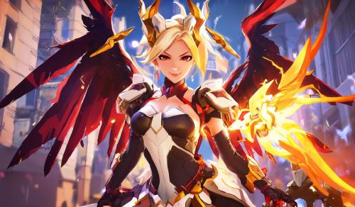 Overwatch devil Mercy Beautiful