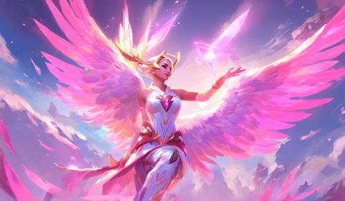 Overwatch pink mercy Beautiful