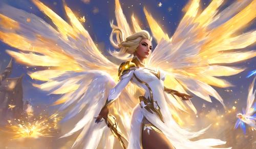 Overwatch Beautiful Mercy 