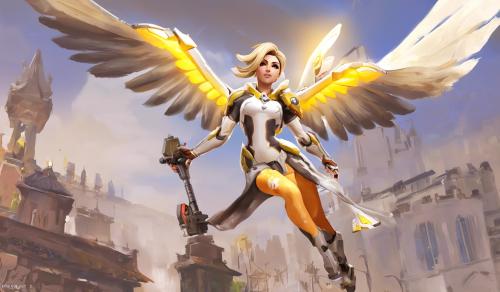 Overwatch beautiful mercy