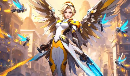 Overwatch beautiful mercy