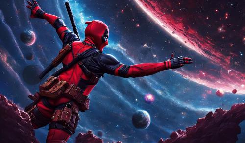 Deadpool holding the universe