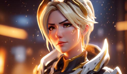 Overwatch mercy crying