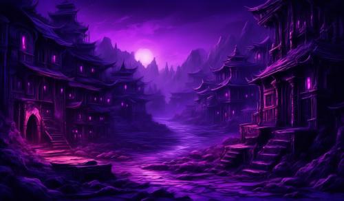 background dark and purple for developer