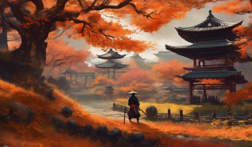 autumn, samurai