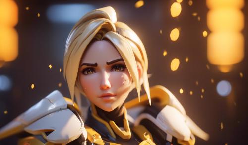 Overwatch mercy crying