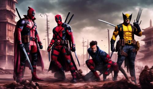 Gambit, Deadpool and wolverine fantasy