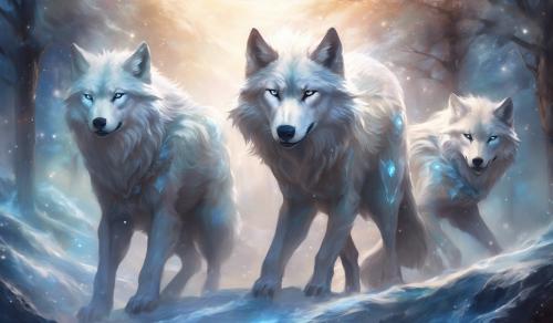 Non-human,wolf,skoll and hati,female