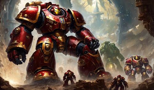 Warhammer 40,000 space marines hulkbuster armor