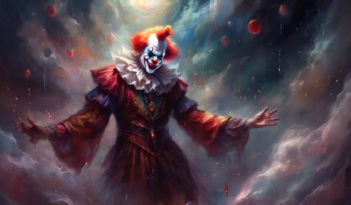 Art the clown blood menacing