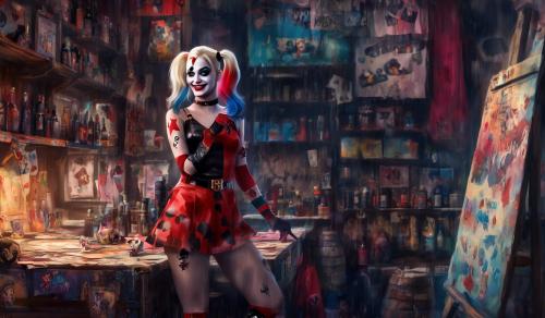  harley Quinn in lingire