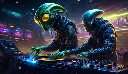 Alien dj