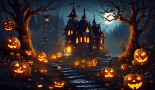 Pretty halloween scene