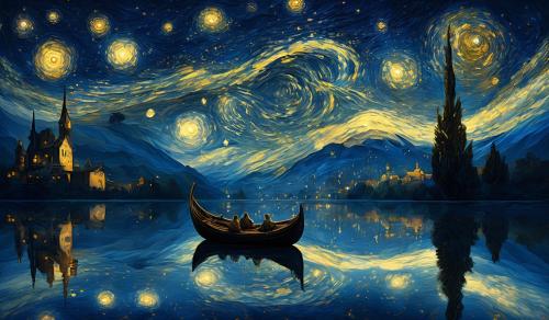 Starry Night Da vinci