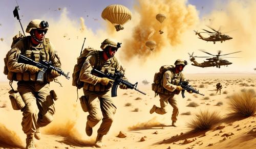 us army airborne rangers combat operations operation desert storm 1991