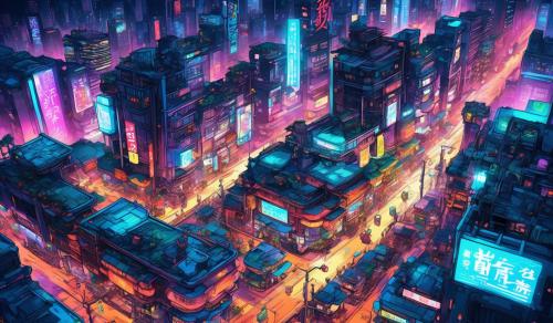 Cyberpunk dragon city