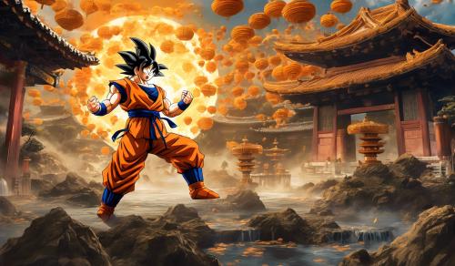 saturo gojo com o Goku comendo lamen