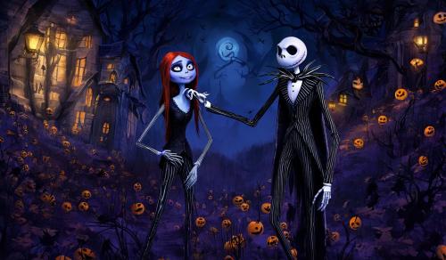 Jack Skellington and Sally