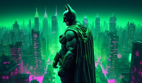 Batman in gotham city, Green mist