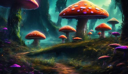 alien mushroom trip