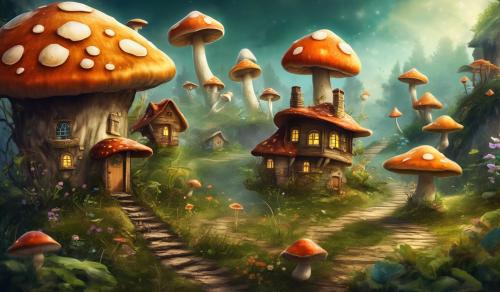 Living in a tiny little world with mushroom homes and bugs to ride