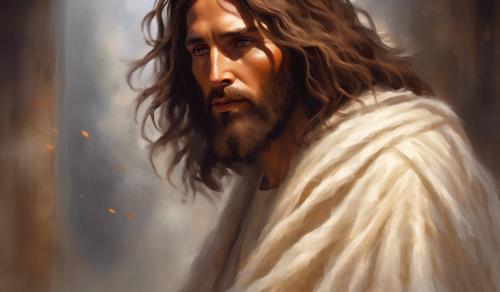 Jesus's skin was a darker hue and that his hair was woolly in texture. The hairs of his head, it says, 