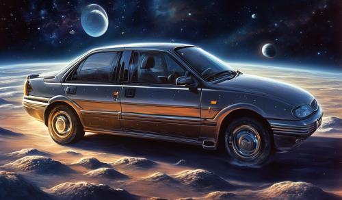 Ford Scorpio in space