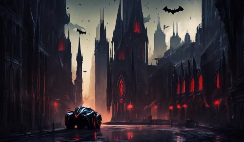 Batman beyond,gothic,futuristic 