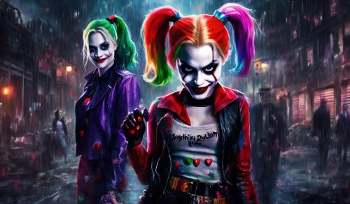 Harley Quinn and Joker mad love