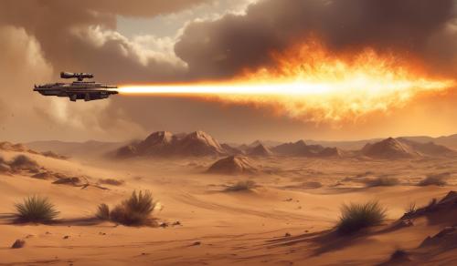 Desert Storms first weapon firing