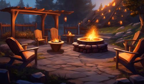 cozy firepit