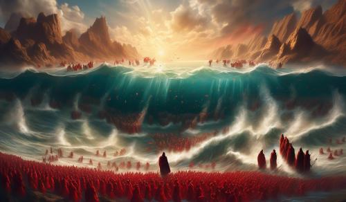 the parting of the red sea