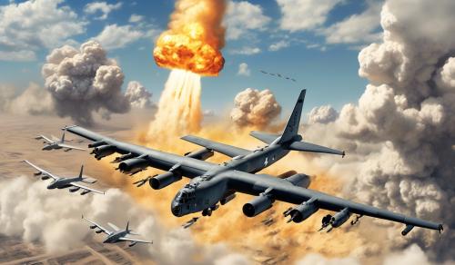 B-52 dropping nuclear weapons