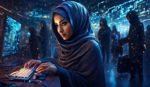 cyber security hijabi girl