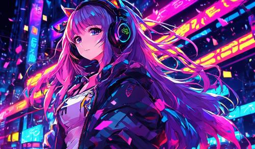 Neon nightcore