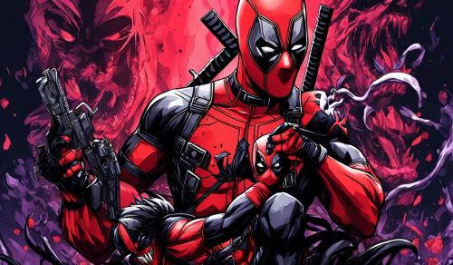 Deadpool with venom 