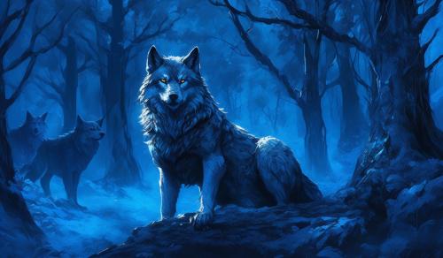 Wolf king (blue themed)