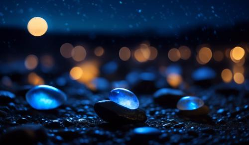 moonstones at night