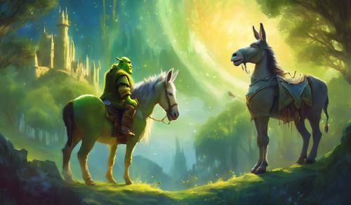 Shrek and donkey